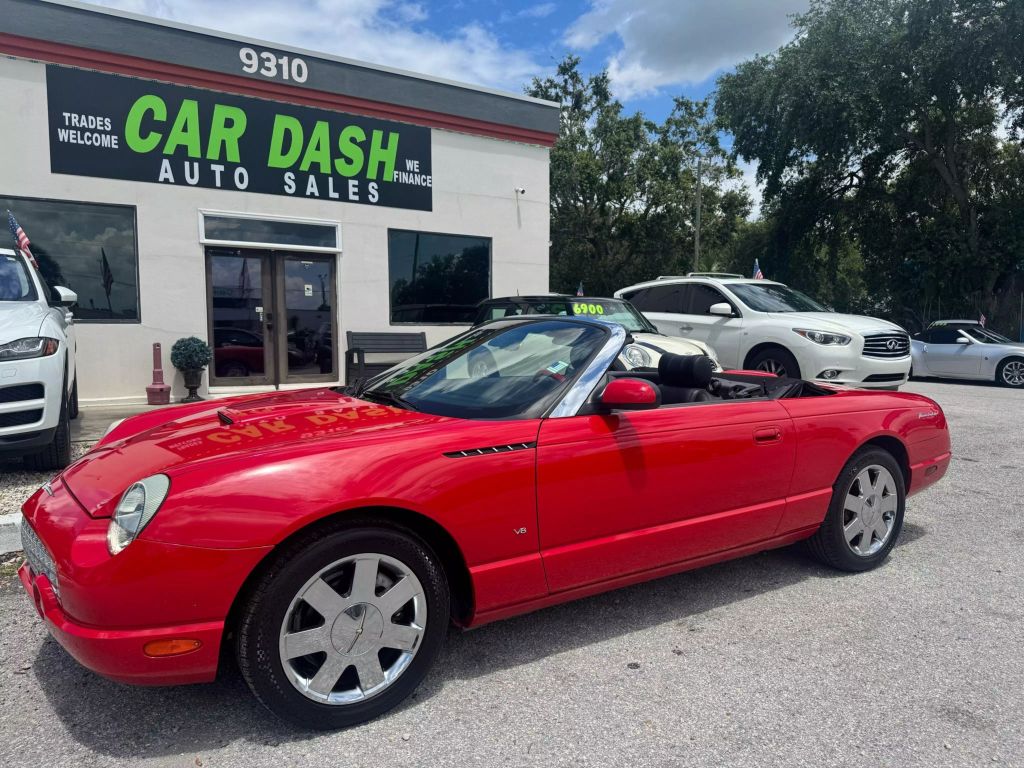 2003 FORD THUNDERBIRD CONVERTIBLE V8, 3.9 LITER CONVERTIBLE 2D