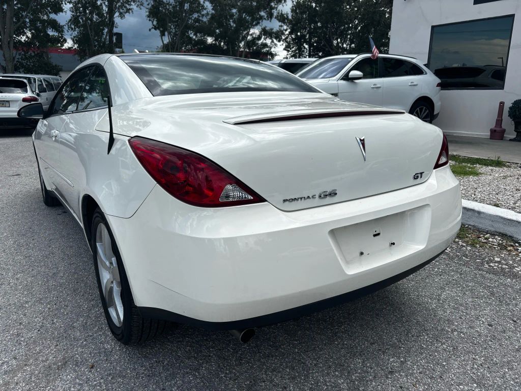 2006 PONTIAC G6 CONVERTIBLE V6, 3.5 LITER GT HARD TOP CONVERTIBLE 2D