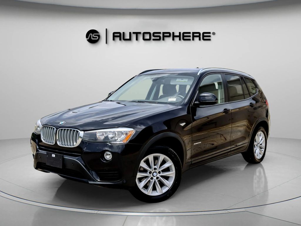 2017 BMW X3 SUV 4-CYL, TURBO, 2.0 LITER XDRIVE28I SPORT UTILITY 4D