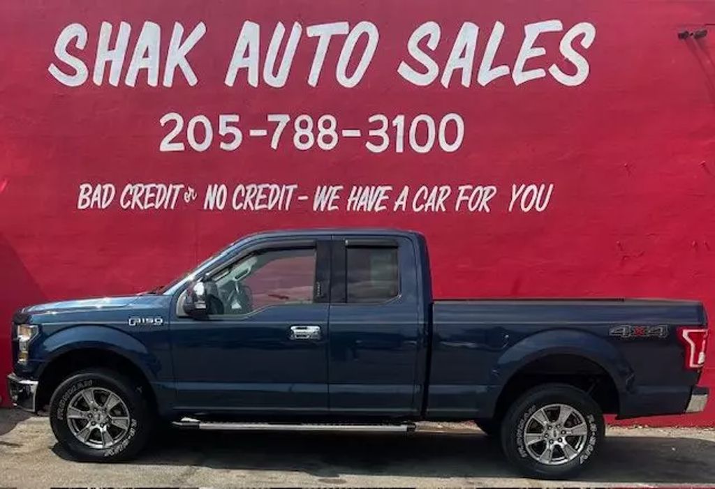 2016 FORD F150 SUPER CAB PICKUP V8, FLEX FUEL, 5.0 LITER XLT PICKUP 4D 6 1/2 FT