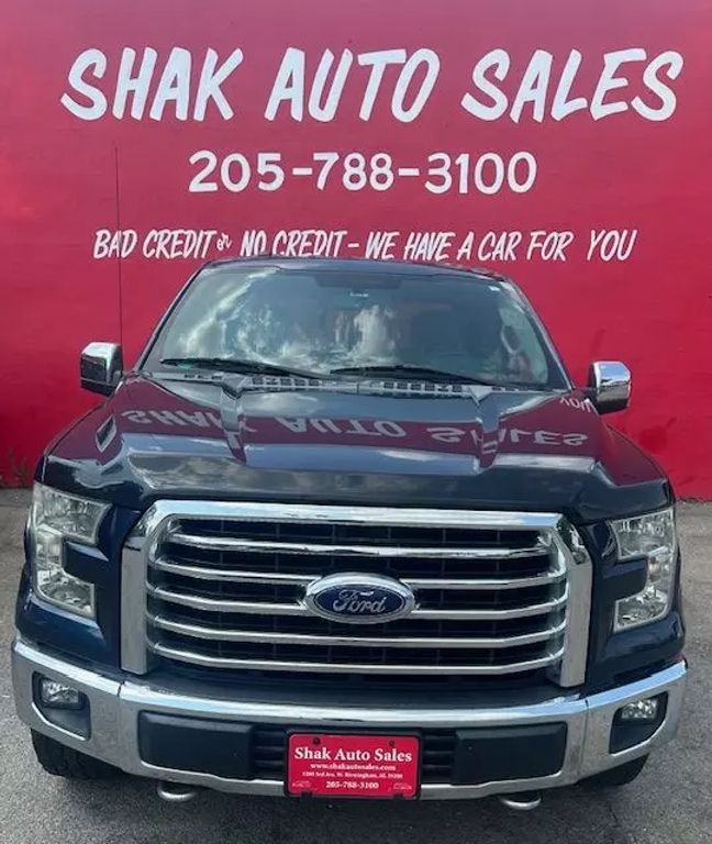 2016 FORD F150 SUPER CAB PICKUP V8, FLEX FUEL, 5.0 LITER XLT PICKUP 4D 6 1/2 FT