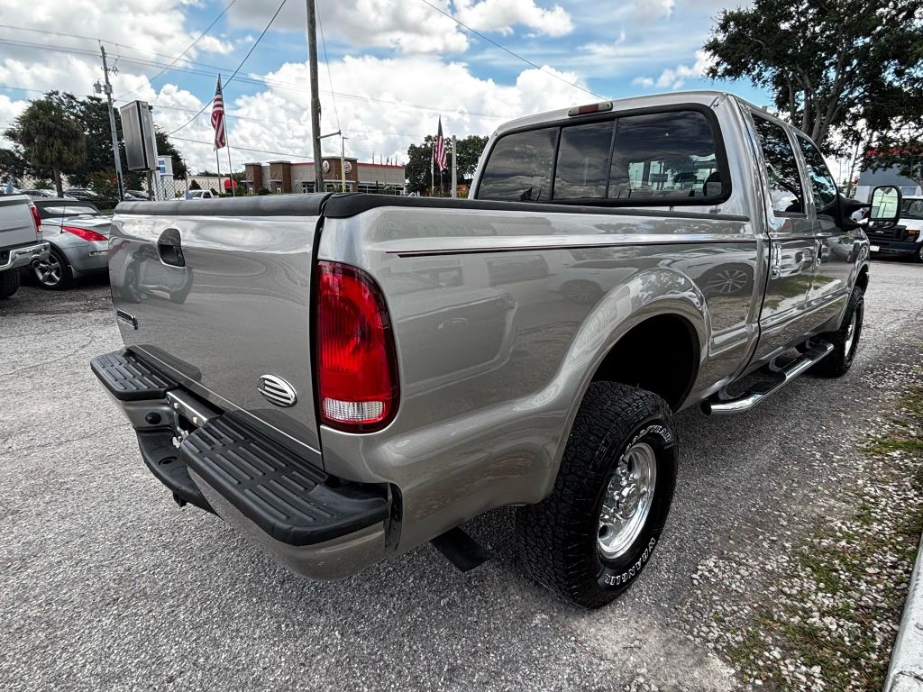 2002 FORD F350 SUPER DUTY CREW CAB PICKUP V8, TURBO DIESEL, 7.3L LONG BED