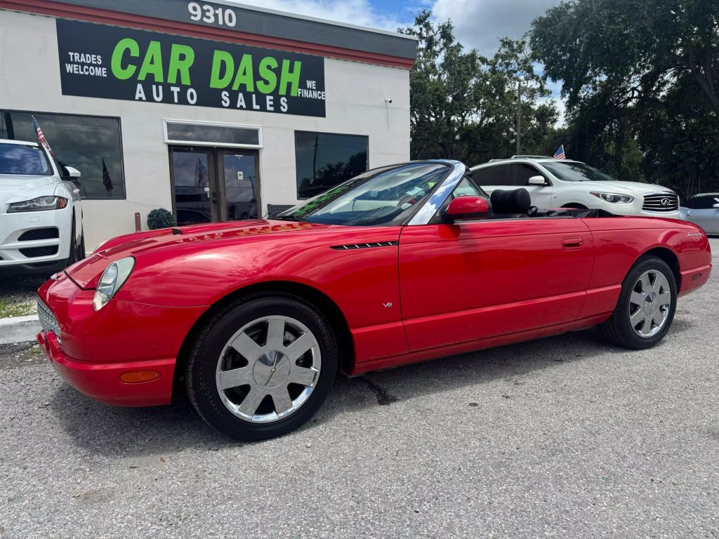 2003 FORD THUNDERBIRD CONVERTIBLE V8, 3.9 LITER CONVERTIBLE 2D