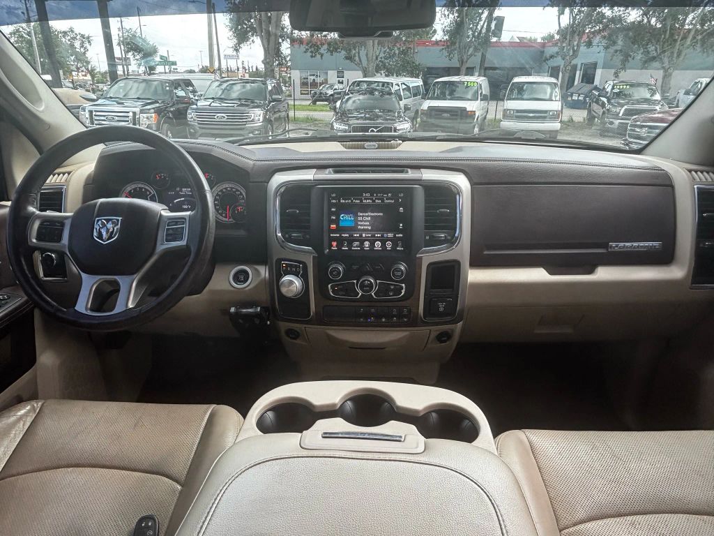 2015 RAM 1500 CREW CAB PICKUP V6, TURBO DIESEL, 3.0L LARAMIE PICKUP 4D 5 1/2 FT