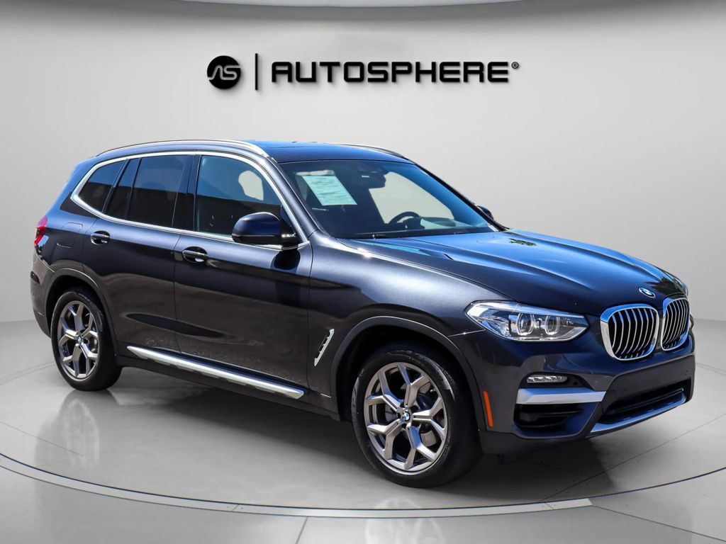 2021 BMW X3 SUV 4-CYL, TURBO, 2.0 LITER XDRIVE30I SPORT UTILITY 4D