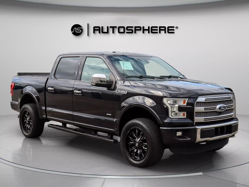 2015 FORD F150 SUPERCREW CAB PICKUP V6, ECOBOOST, TT, 3.5L PLATINUM PICKUP 4D 5 1/2 FT