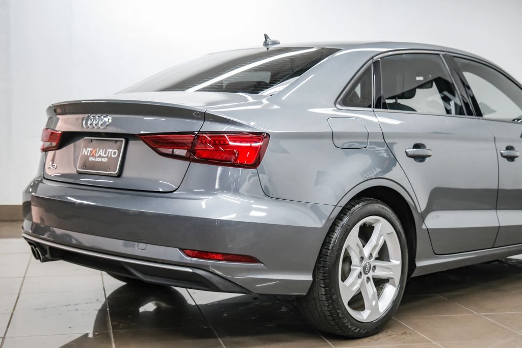 2018 AUDI A3 SEDAN 4-CYL, TURBO, 2.0 LITER PREMIUM SEDAN 4D