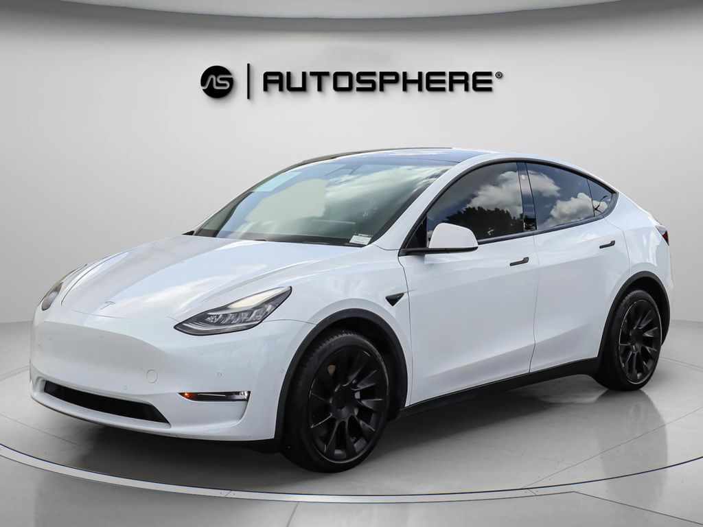 2021 TESLA MODEL Y SUV DUAL AC ELECTRIC MOTORS LONG RANGE SPORT UTILITY 4D