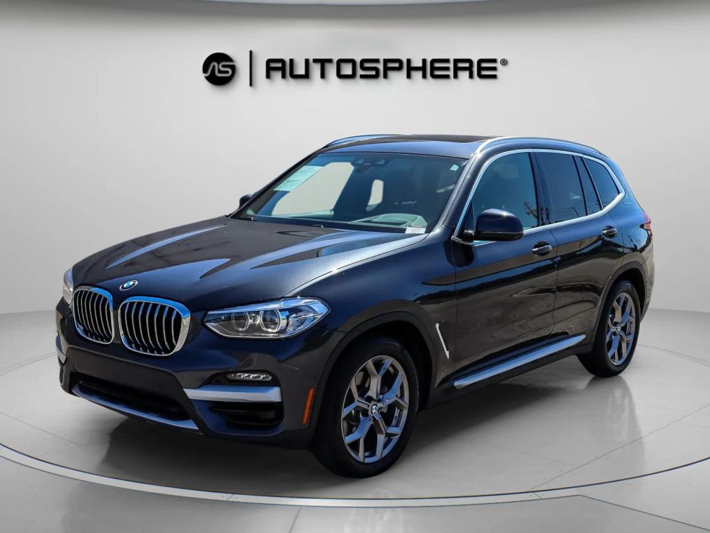 2021 BMW X3 SUV 4-CYL, TURBO, 2.0 LITER XDRIVE30I SPORT UTILITY 4D