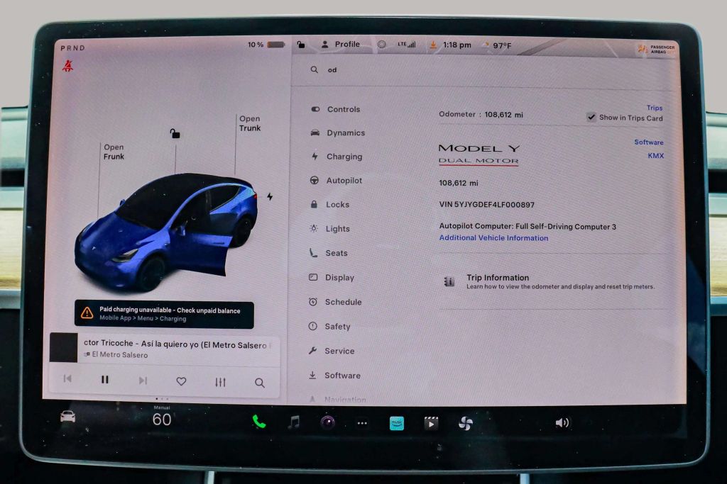 2020 TESLA MODEL Y SUV DUAL AC ELECTRIC MOTORS PERFORMANCE SPORT UTILITY 4D