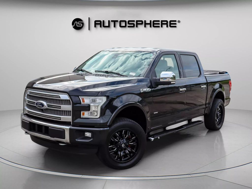 2015 FORD F150 SUPERCREW CAB PICKUP V6, ECOBOOST, TT, 3.5L PLATINUM PICKUP 4D 5 1/2 FT