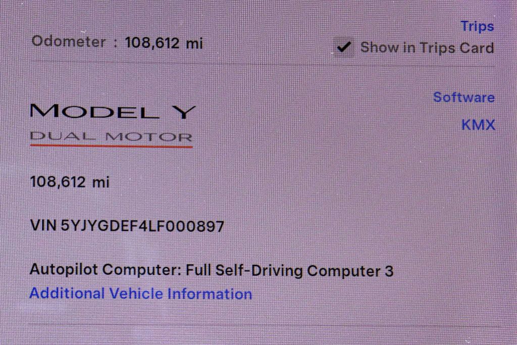 2020 TESLA MODEL Y SUV DUAL AC ELECTRIC MOTORS PERFORMANCE SPORT UTILITY 4D