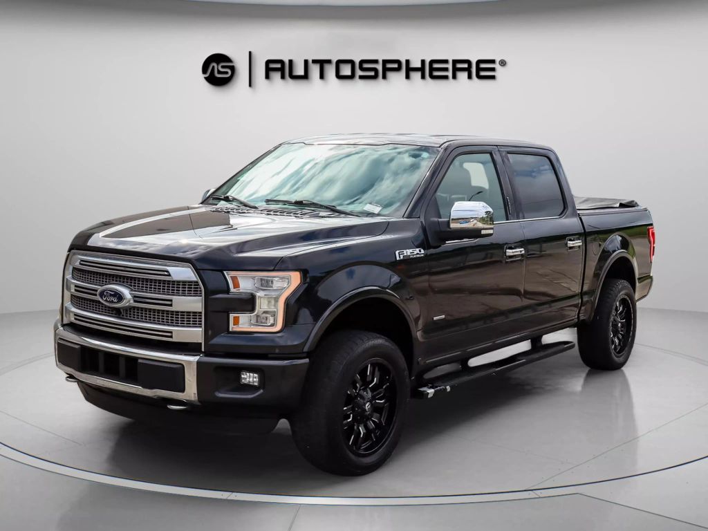 2015 FORD F150 SUPERCREW CAB PICKUP V6, ECOBOOST, TT, 3.5L PLATINUM PICKUP 4D 5 1/2 FT