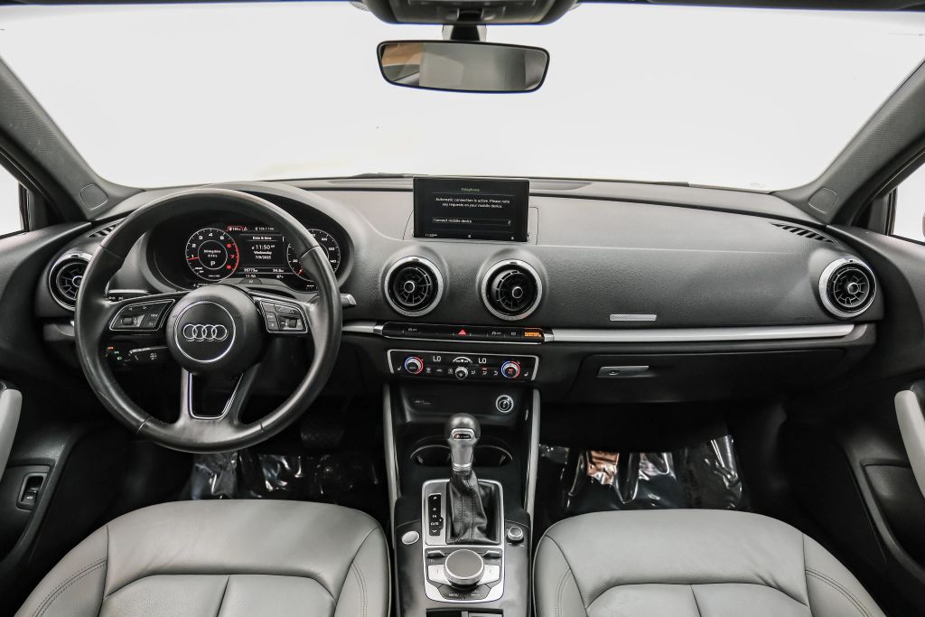 2018 AUDI A3 SEDAN 4-CYL, TURBO, 2.0 LITER PREMIUM SEDAN 4D