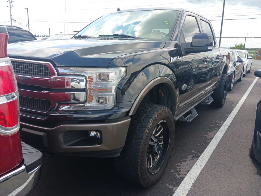 2019 FORD F150 SUPERCREW CAB PICKUP V8, FLEX FUEL, 5.0 LITER KING RANCH PICKUP 4D 5 1/2 FT