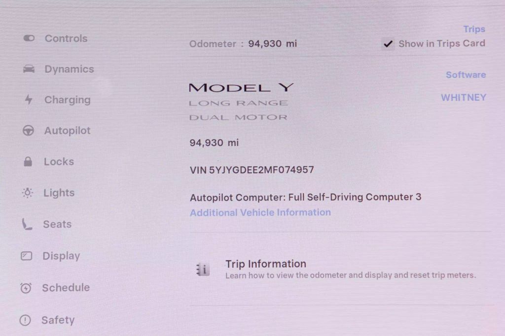 2021 TESLA MODEL Y SUV DUAL AC ELECTRIC MOTORS LONG RANGE SPORT UTILITY 4D