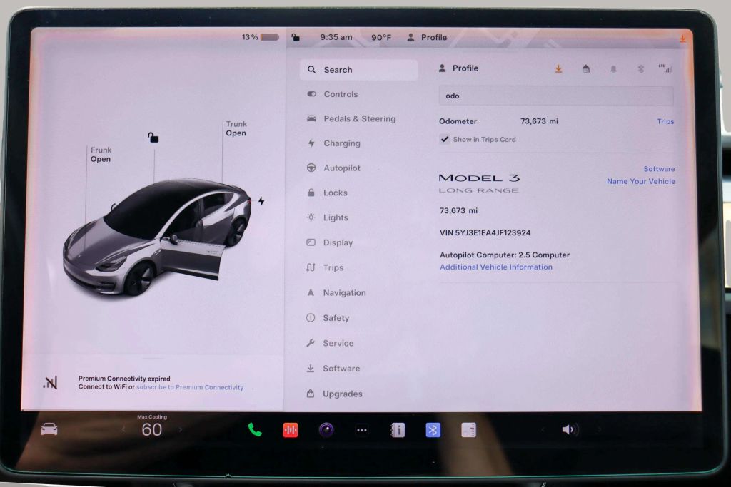 2018 TESLA MODEL 3 SEDAN AC ELECTRIC MOTOR LONG RANGE SEDAN 4D