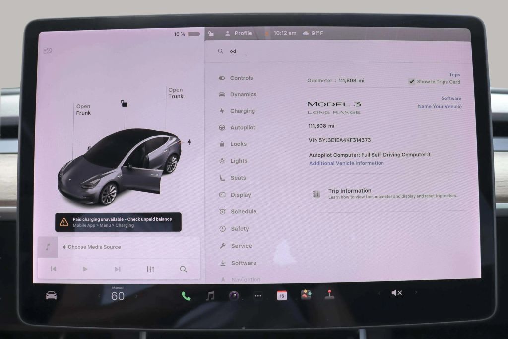 2019 TESLA MODEL 3 SEDAN AC ELECTRIC MOTOR LONG RANGE SEDAN 4D