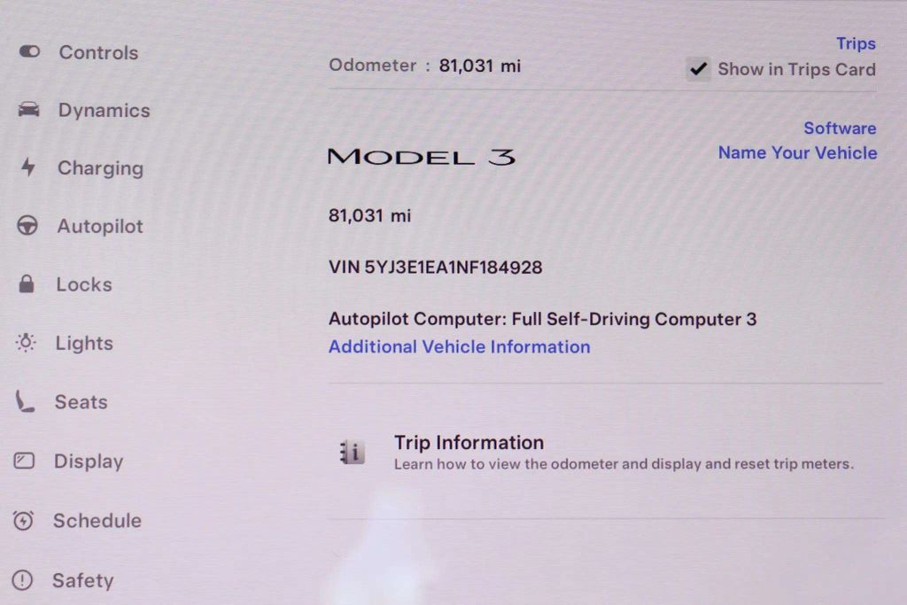 2022 TESLA MODEL 3 SEDAN AC ELECTRIC MOTOR STANDARD SEDAN 4D