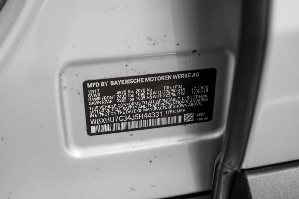 2018 BMW X1 SUV 4-CYL, TURBO, 2.0 LITER SDRIVE28I SPORT UTILITY 4D