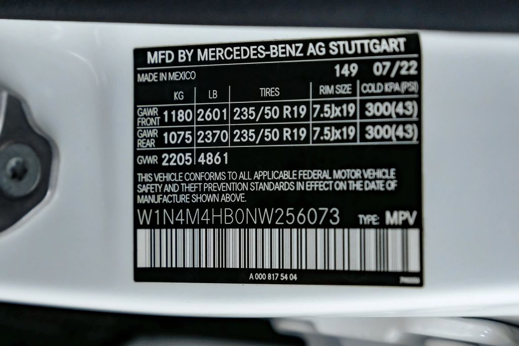 2022 MERCEDES-BENZ GLB SUV 4-CYL, TURBO, 2.0 LITER GLB 250 4MATIC SPORT UTILITY 4D