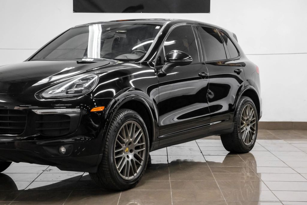 2018 PORSCHE CAYENNE SUV V6, 3.6 LITER PLATINUM EDITION SPORT UTILITY 4D