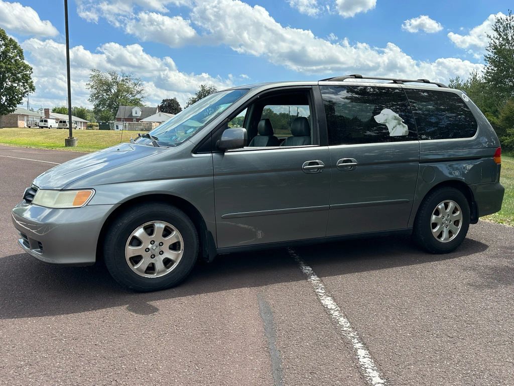 Used 2002 Honda Odyssey EX with VIN 2HKRL18002H540768 for sale in Souderton, PA