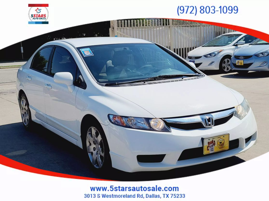 USED HONDA CIVIC 2010 for sale in Dallas, TX 5 Stars Auto Sales