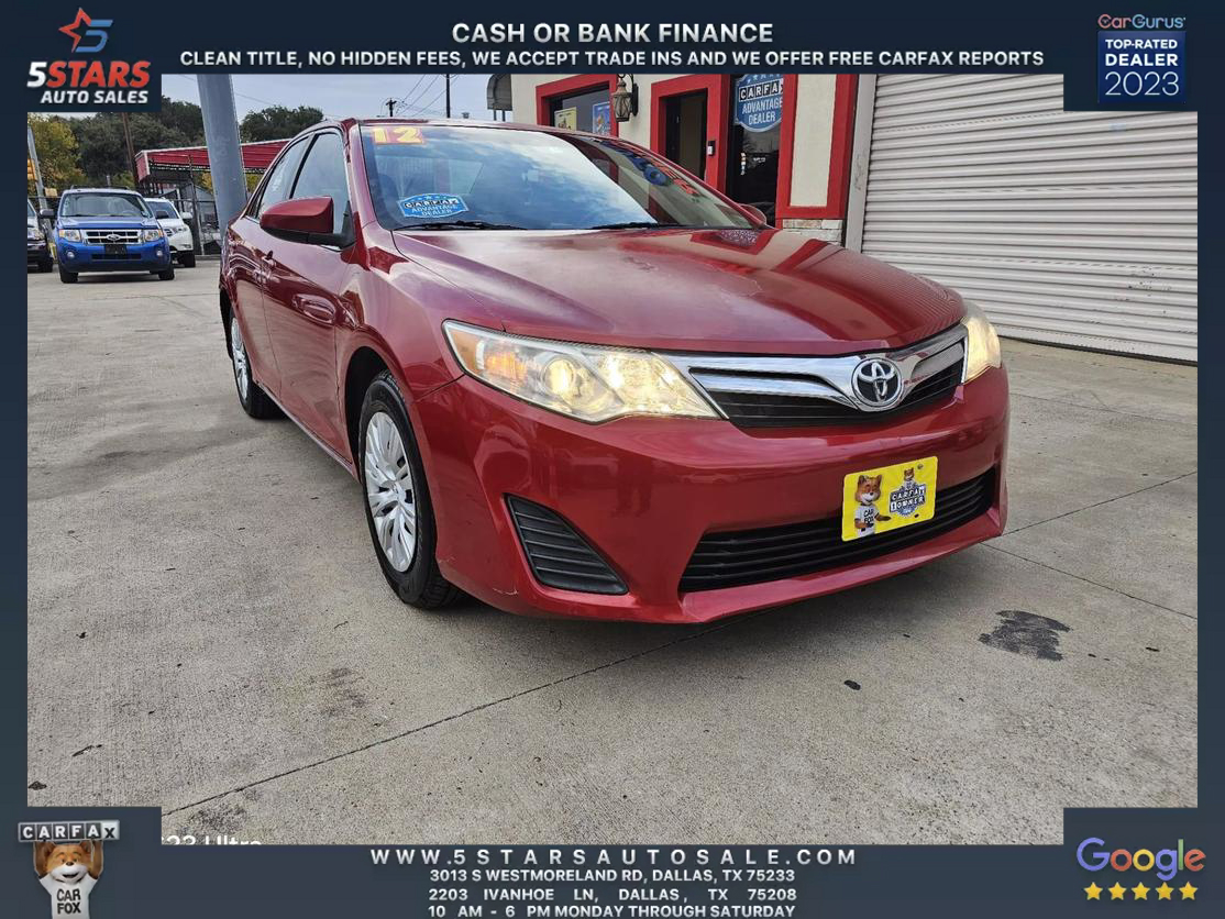 2012 Toyota Camry L photo 4