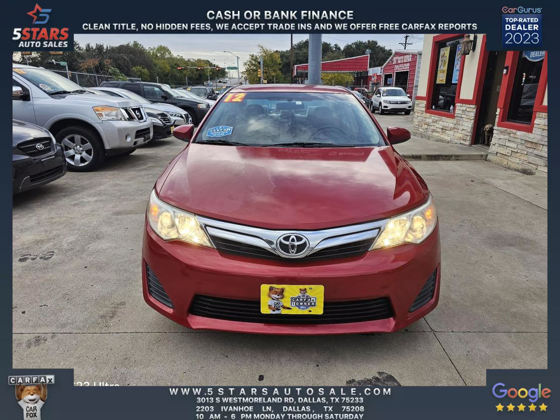 2012 Toyota Camry L photo 5