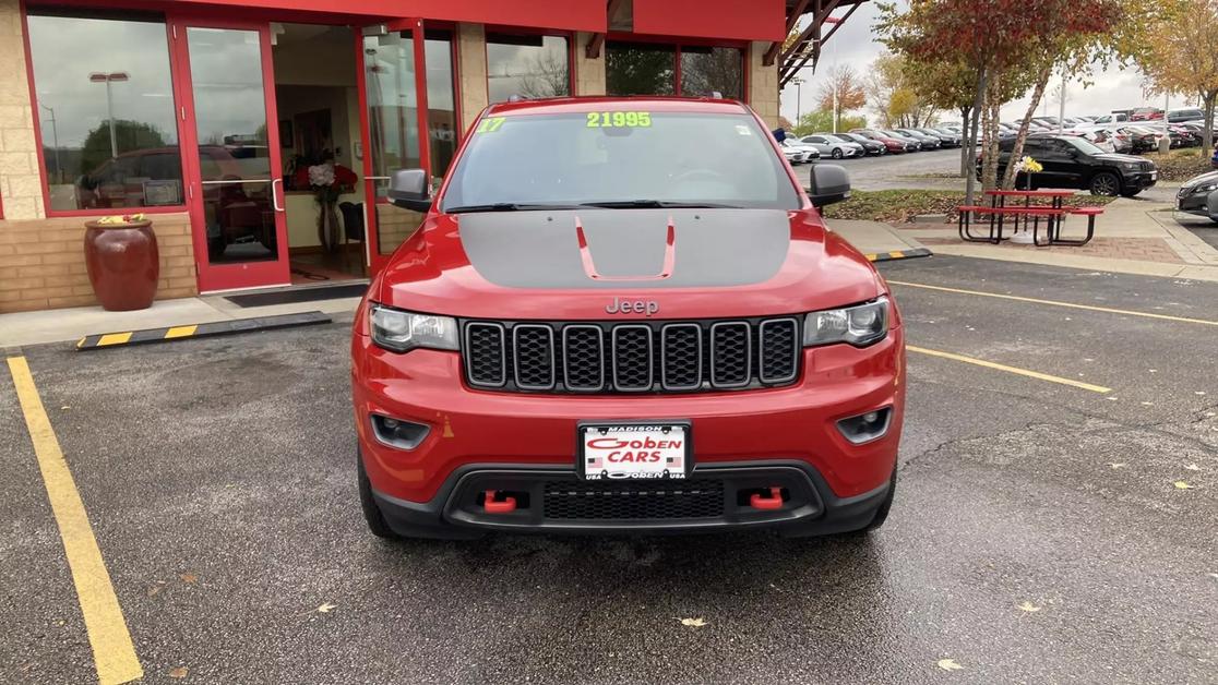 Used 2017 Jeep Grand Cherokee Trailhawk with VIN 1C4RJFLG7HC914935 for sale in Middleton, WI