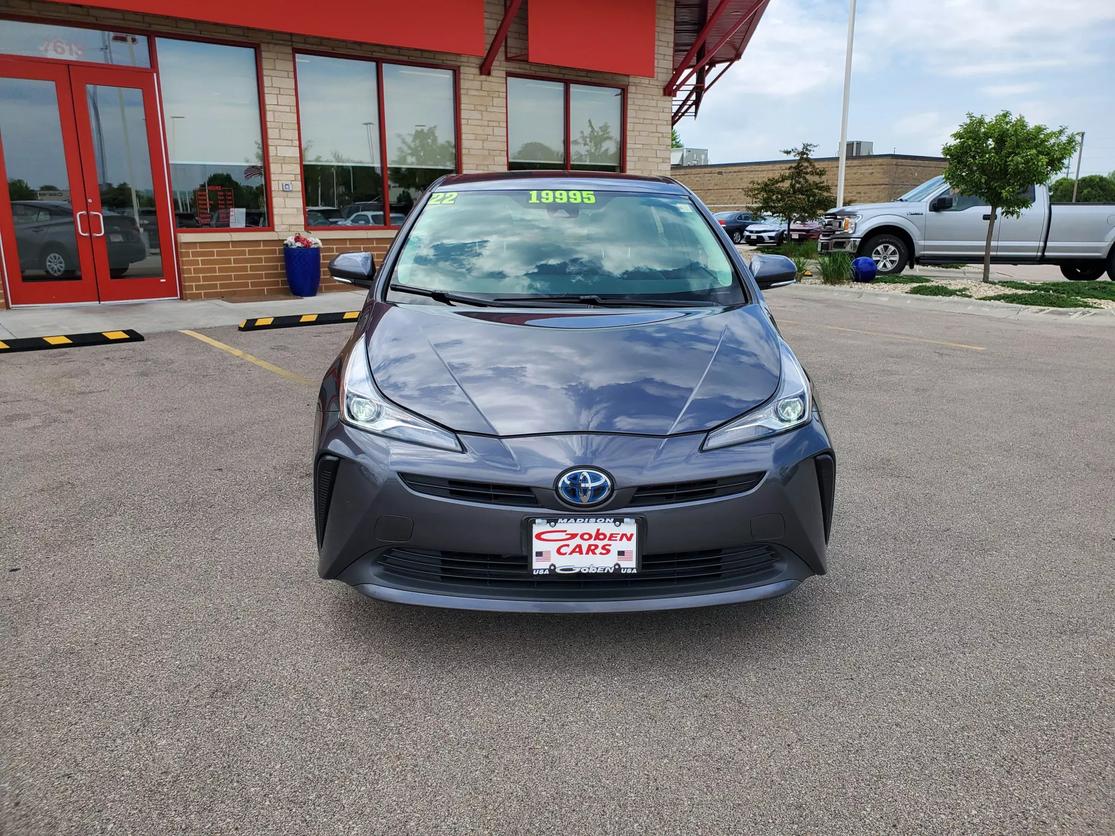 Used 2022 Toyota Prius LE with VIN JTDKAMFU3N3169300 for sale in Middleton, WI