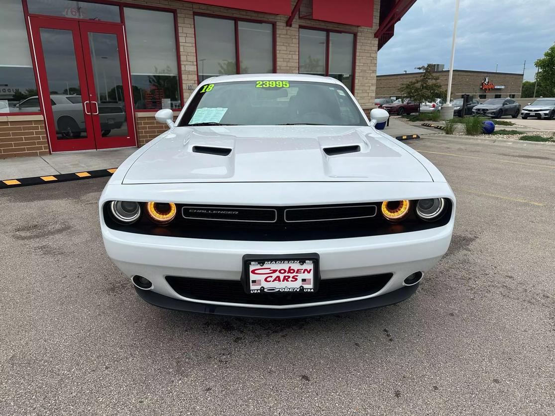 Used 2018 Dodge Challenger SXT Plus with VIN 2C3CDZAG3JH258130 for sale in Middleton, WI