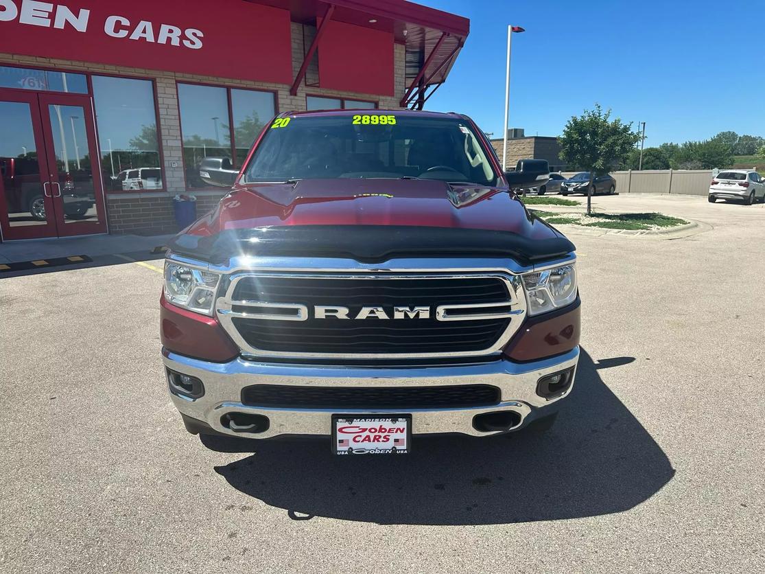 Used 2020 RAM Ram 1500 Pickup Big Horn/Lone Star with VIN 1C6SRFFT7LN142119 for sale in Middleton, WI