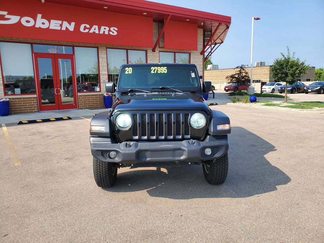 Used 2020 Jeep Wrangler Unlimited Freedom with VIN 1C4HJXDG0LW250436 for sale in Middleton, WI