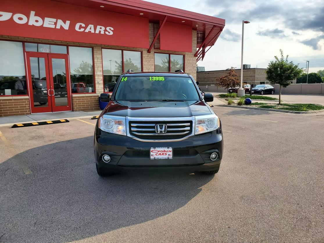 Used 2014 Honda Pilot EX-L with VIN 5FNYF4H57EB501792 for sale in Middleton, WI