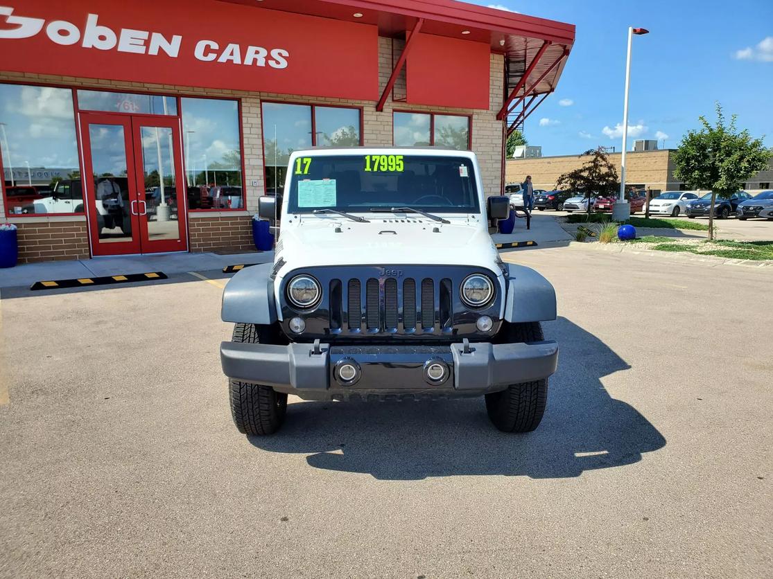 Used 2017 Jeep Wrangler Willys Wheeler with VIN 1C4AJWAG4HL580301 for sale in Middleton, WI