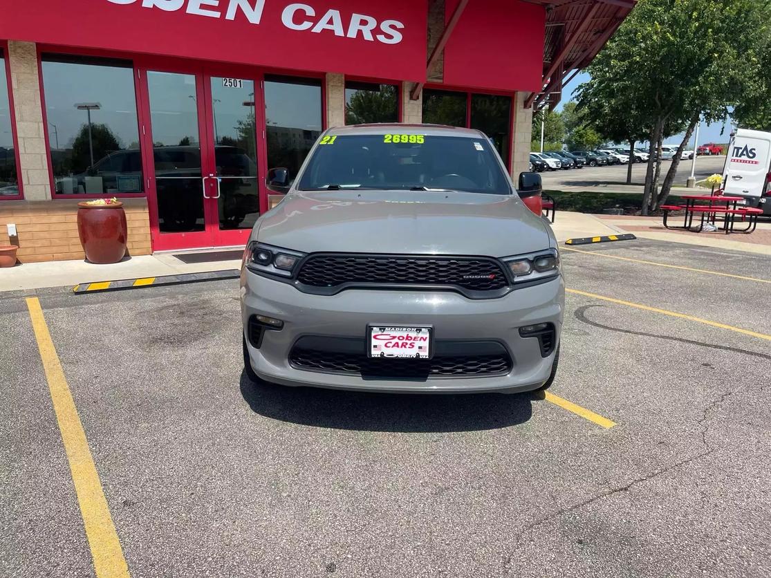 Used 2021 Dodge Durango GT with VIN 1C4RDJDGXMC663749 for sale in Middleton, WI