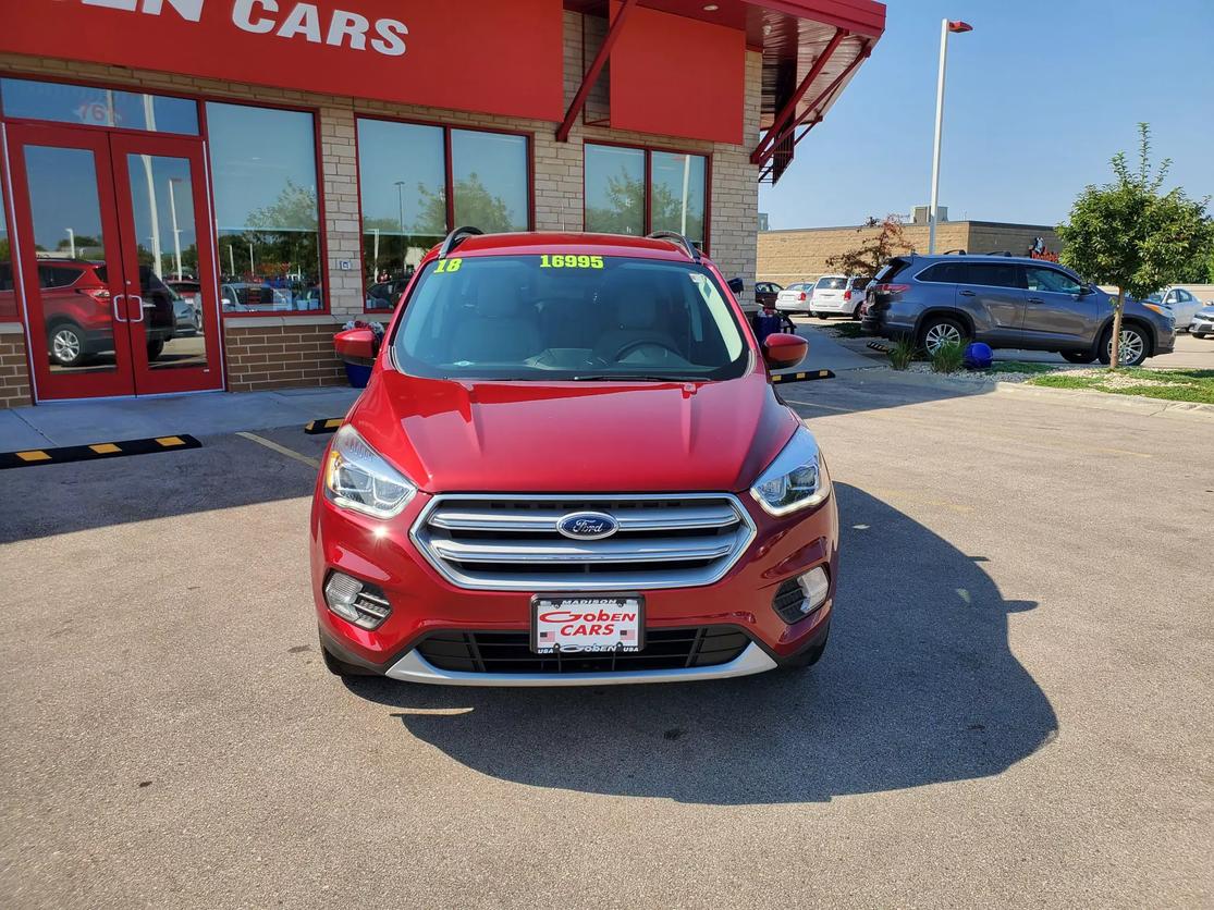 Used 2018 Ford Escape SEL with VIN 1FMCU0HD6JUC07037 for sale in Middleton, WI