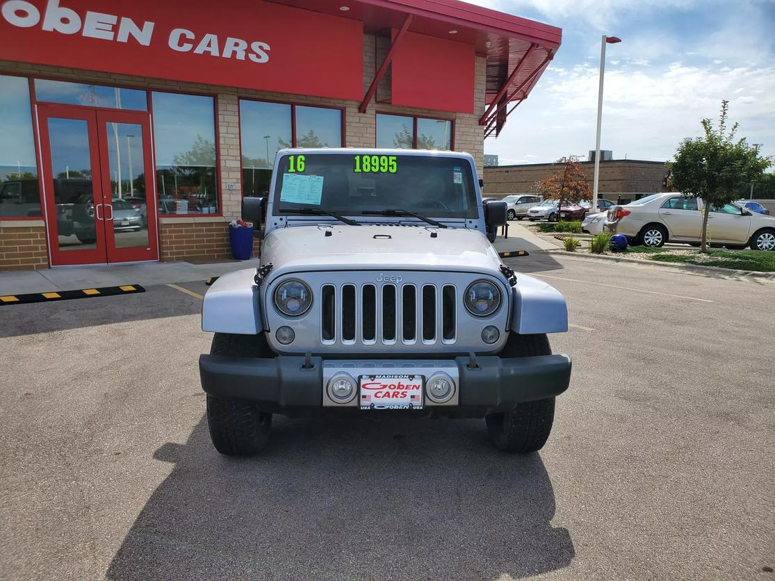 Used 2016 Jeep Wrangler Sahara with VIN 1C4AJWBG4GL156176 for sale in Middleton, WI