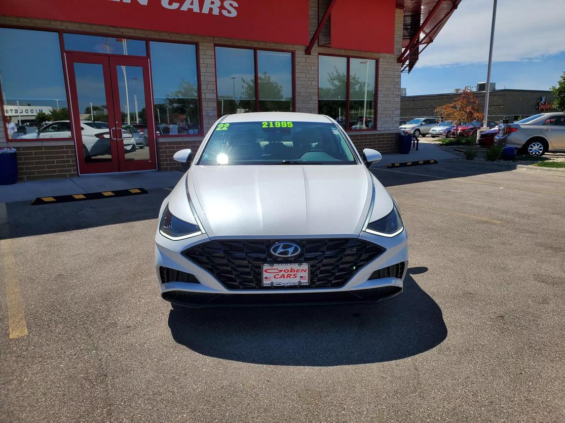 Used 2022 Hyundai Sonata SEL with VIN KMHL64JA5NA205112 for sale in Middleton, WI