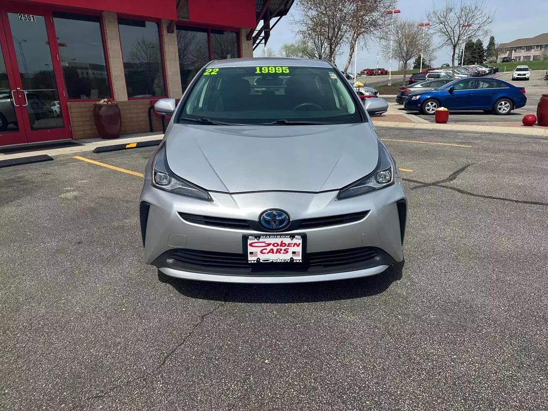 Used 2022 Toyota Prius L Eco with VIN JTDKAMFU4N3161173 for sale in Middleton, WI