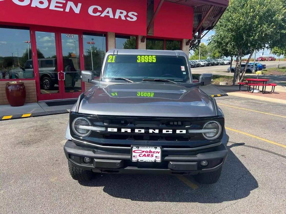 Used 2021 Ford Bronco 2-Door Outer Banks with VIN 1FMDE5CPXMLA66693 for sale in Middleton, WI