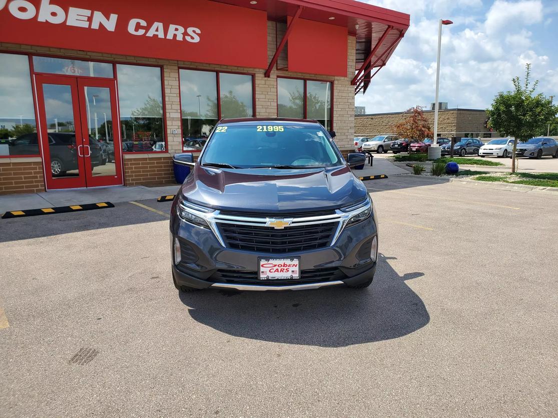 Used 2022 Chevrolet Equinox LT with VIN 2GNAXKEVXN6148257 for sale in Middleton, WI