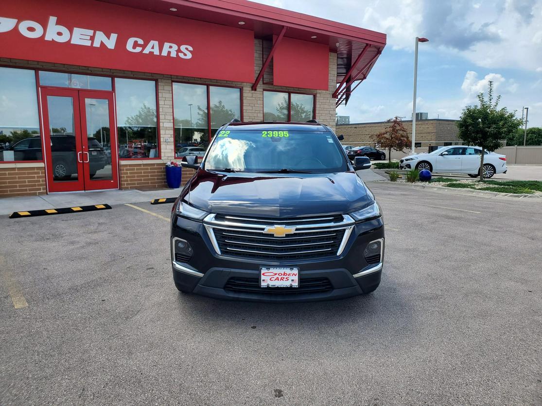 Used 2022 Chevrolet Traverse 1LT with VIN 1GNEVGKW4NJ141356 for sale in Middleton, WI