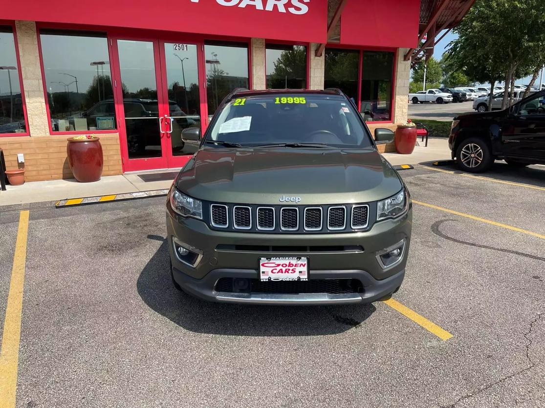 Used 2021 Jeep Compass Limited with VIN 3C4NJDCB4MT536272 for sale in Middleton, WI