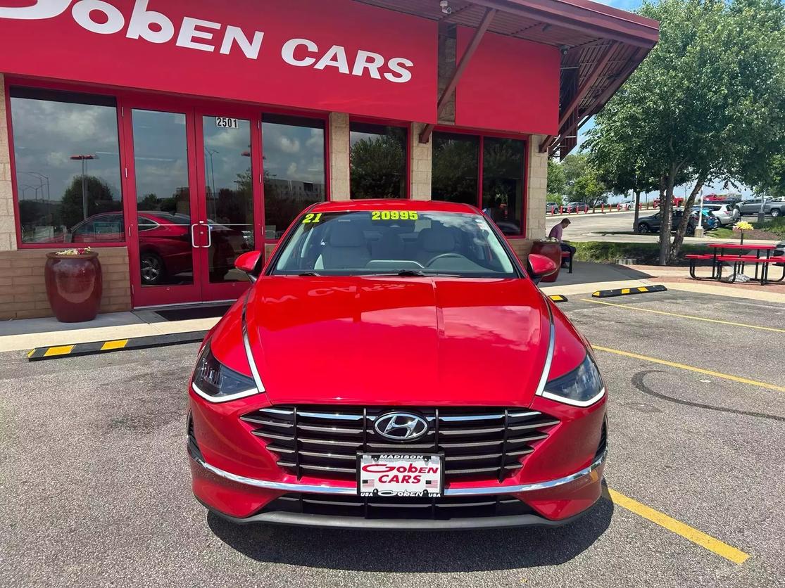 Used 2021 Hyundai Sonata SE with VIN 5NPEG4JA7MH103635 for sale in Middleton, WI