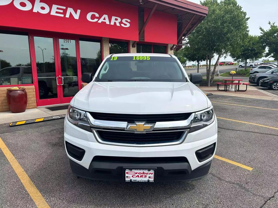 Used 2019 Chevrolet Colorado Work Truck with VIN 1GCHSBEA6K1252276 for sale in Middleton, WI