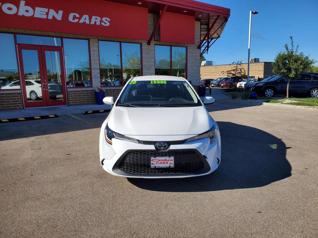 Used 2020 Toyota Corolla LE with VIN JTDEPRAE0LJ024006 for sale in Middleton, WI