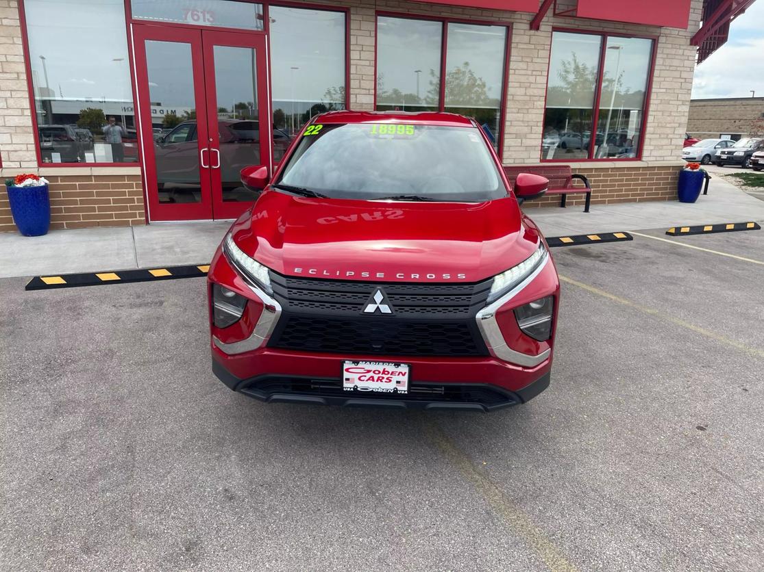 Used 2022 Mitsubishi Eclipse Cross ES with VIN JA4ATUAA9NZ054100 for sale in Middleton, WI